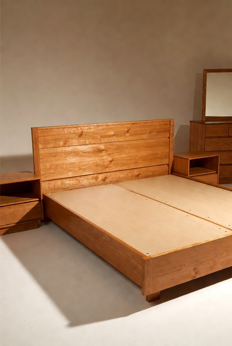 Custom bedroom furniture with storage